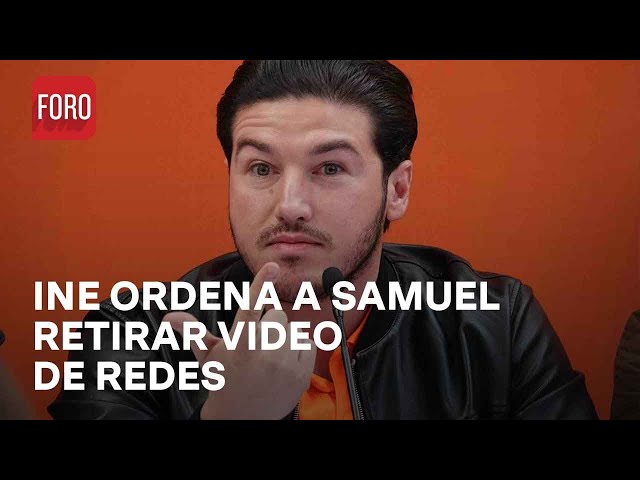 INE ordena a Samuel García retirar de redes sociales video de apoyo a Álvarez Máynez  - Las Noticias