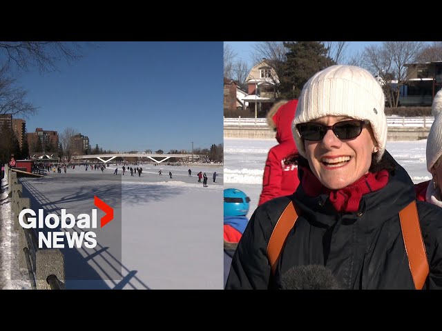 Canada’s Rideau Canal Skateway reopens after almost 2-year closure: “What a beautiful day”