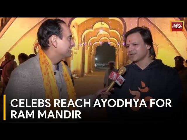 Prasoon Joshi, Hema Malini, Vivek Oberoi In Ayodhya Ahead Of Ram Mandir Ceremony