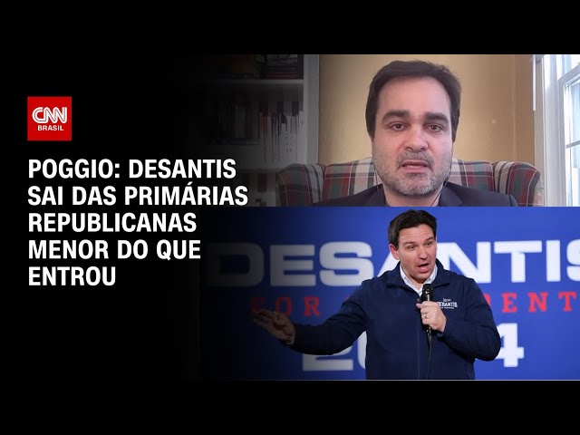 DeSantis sai das primárias republicanas menor do que entrou, avalia professor | AGORA CNN