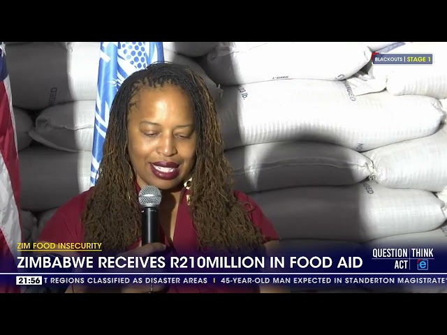 Zim food insecurity | Zimbabwe receives R210mn in food aid