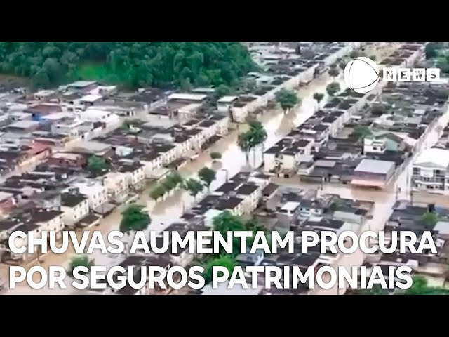 Fortes chuvas aumentam procura por seguros patrimoniais