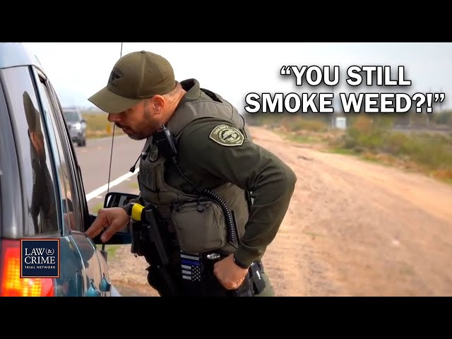 '77 Years Old, You Still Smoke Weed?!': Deputy Stops Elderly Man Flying Down Arizona Highw