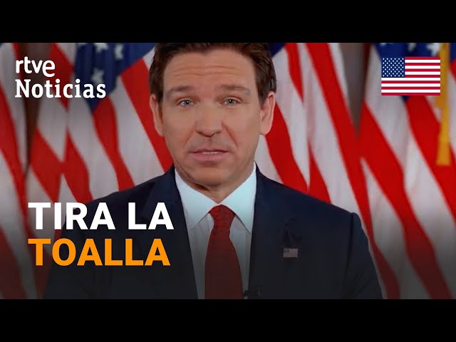 EE.UU.: RON DESANTIS abandona y da su APOYO a TRUMP en la CARRERA PRESIDENCIAL | RTVE