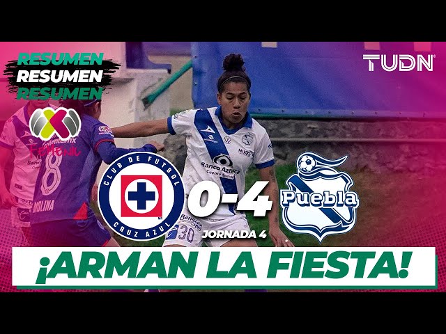 Resumen y goles | Cruz Azul 0-4 Puebla | Liga Mx Femenil - CL2024 J4 | TUDN