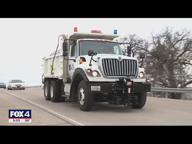 TxDOT crews ready to treat North Texas roads that may get freezing rain