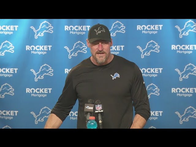 Lions Coach Dan Campbell talks Detroit victory