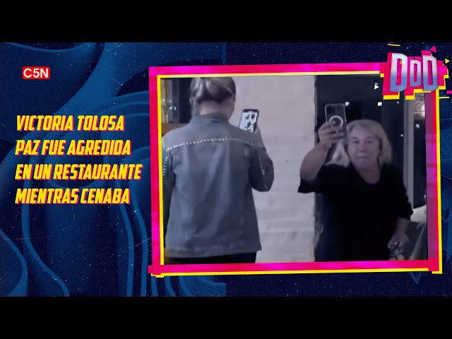 El VIOLENTO ESCRACHE a VICTORIA TOLOSA PAZ en un RESTAURANTE de CARILÓ