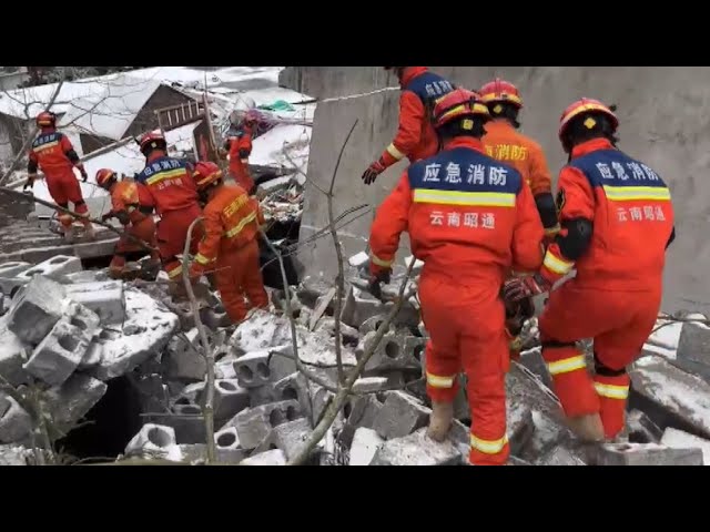 Live: Landslide in SW China's Yunnan Province entraps residents