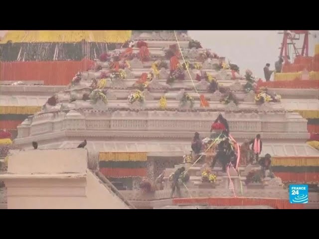 Narendra Modi va inaugurer un temple hindou à l'épicentre de tensions religieuses • FRANCE 24