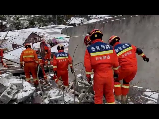 Landslide in China's Yunnan buries villagers