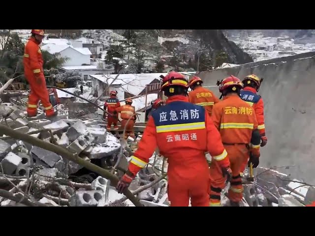 47 people buried in southwest China's landslide