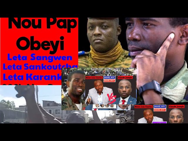 22jan BATAY LA CHANJE FATZ! Guy Philippe YON MESAJ PIMEN BOUK BAY MILITE KENYA/NOU PAP FE BAK