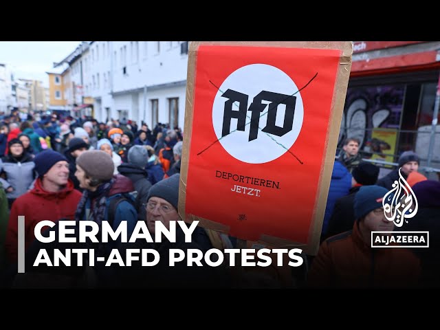 Hundreds of thousands protest against far right in Germany