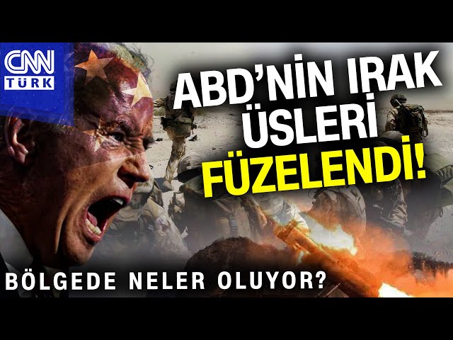 ABD'nin Irak'taki Üssüne Füze Saldırısı! Gazze'deki Savaş Bölgeye Mi Yayılıyor? #Habe