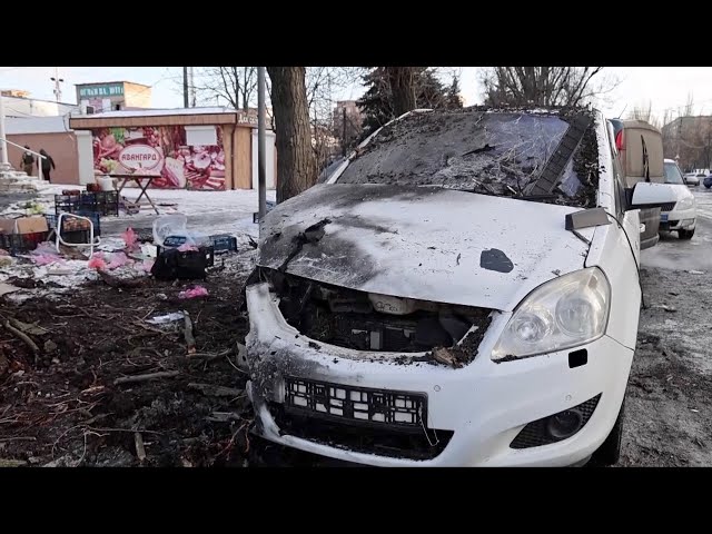 Dozens killed in shelling at market in Donetsk