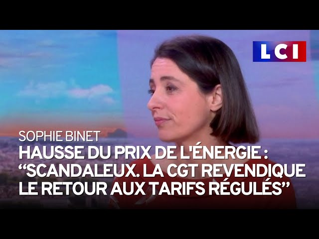 Hausse du prix de l'énergie : "La CGT revendique le retour aux tarifs régulés", assur