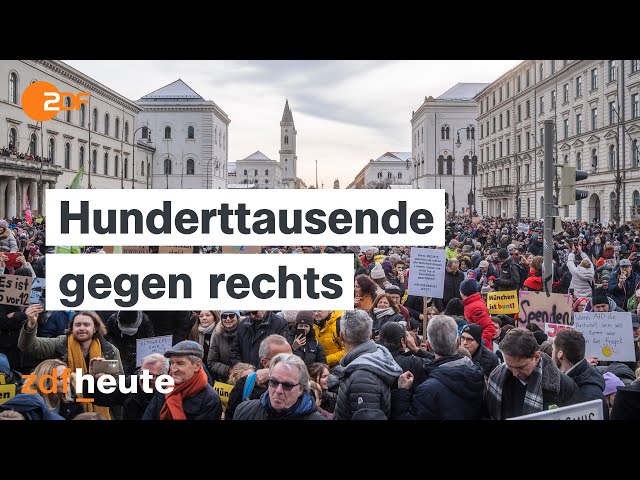 Protestwelle gegen die AfD - Söder: "Es braucht einen Weckruf" | Morgenmagazin