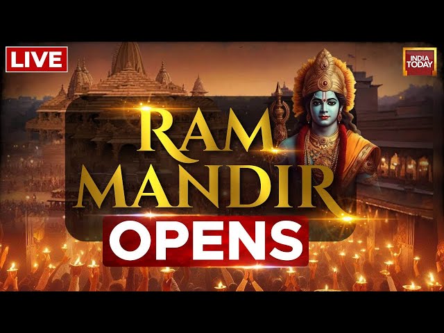 Ram Mandir LIVE Updates | Ram Mandir Inauguration LIVE News | Ayodhya LIVE News | India Today LIVE