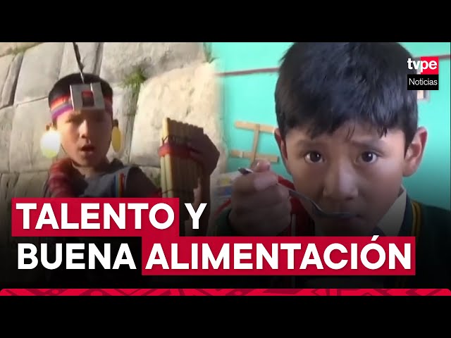 Niño de Huánuco fortalece su talento con alimentos de Qali Warma #EstadoATuServicio