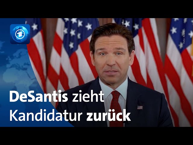 Vorwahlkampf der Republikaner: DeSantis steigt aus Rennen um US-Präsidentschaft aus