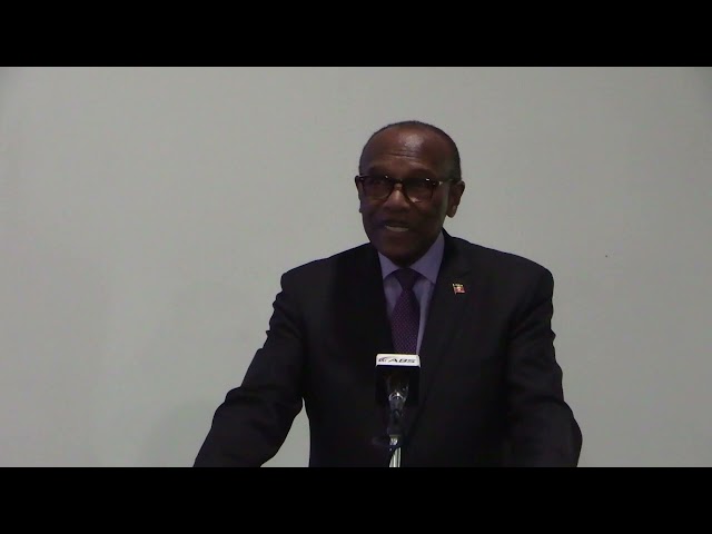 Sir Molwyn@ Caricom Round Table