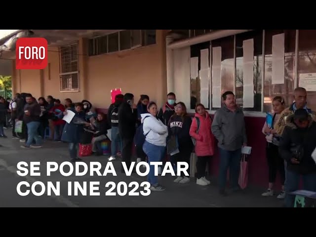 Credenciales del INE 2023 podrán usarse en elecciones 2024 - Expreso de la Mañana