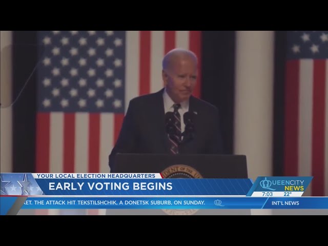 Democratic presidential primary early voting begins in SC