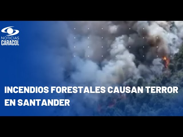 Emergencia por incendios en Santander