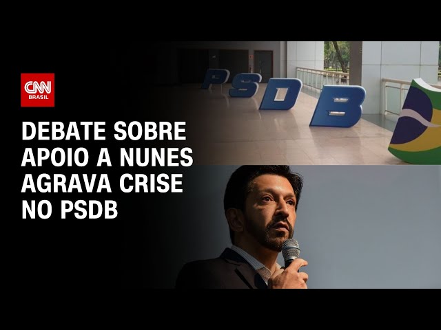 Debate sobre apoio a Nunes agrava crise no PSDB | LIVE CNN