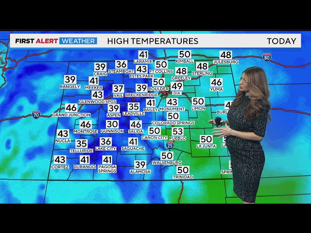 Colorado weather: Mild mannered Monday with a few mountain flurries