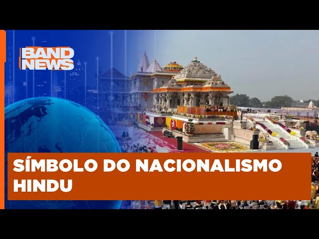 Narendra Modi inaugura templo controverso na Índia | BandNews TV