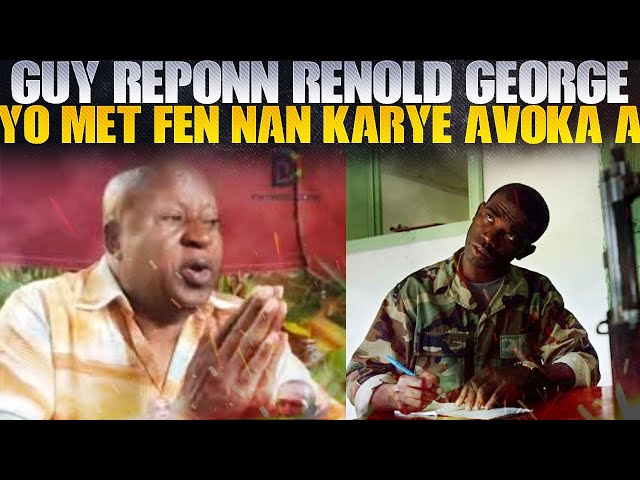 Guy Phillipe Bay Yon Repons Chòk Ak Mèt Renold Georges, Towo Fini Ak Karyè Met La