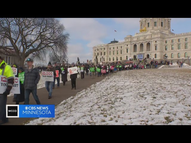 Abortion rights opponents gather at State Capitol for March for Life