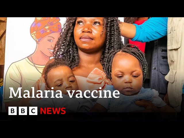 Cameroon starts world-first malaria mass vaccine rollout | BBC News