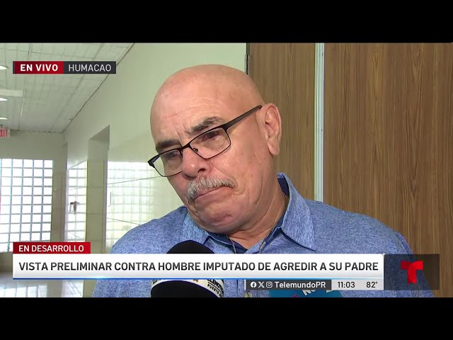 Se expresa con profunda tristeza hombre agredido por su hijo