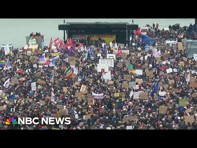 Protests erupt across Germany against far-right extremists