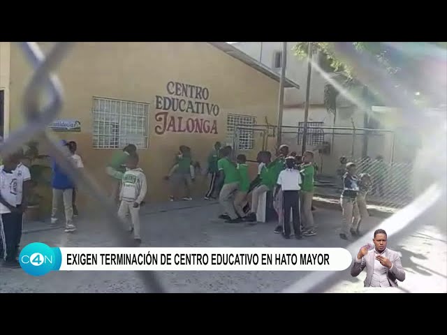 Exigen terminación de centro educativo en Hato Mayor