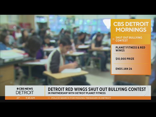 Detroit Red Wings Shut Out Bullying Contest