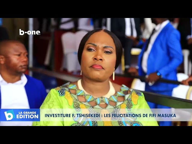 Investiture de Félix TSHISEKEDI : Les félicitations de FIFI MASUKA