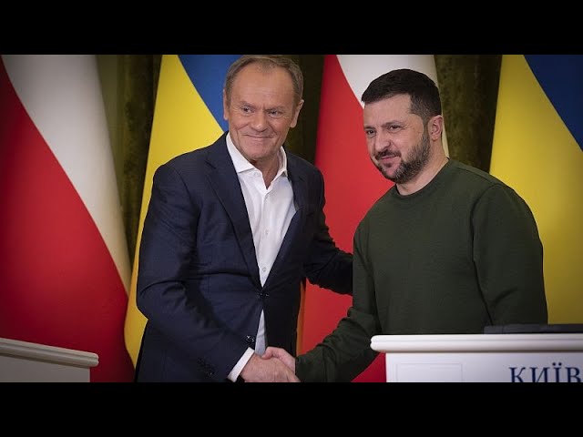 Première visite de Donald Tusk à Kyiv