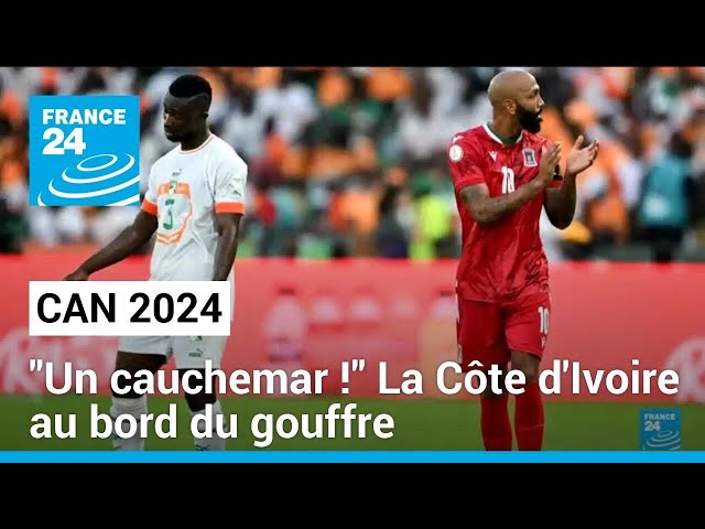 CAN 2024 : "Un cauchemar", la Côte d'Ivoire au bord du gouffre après une défaite humi