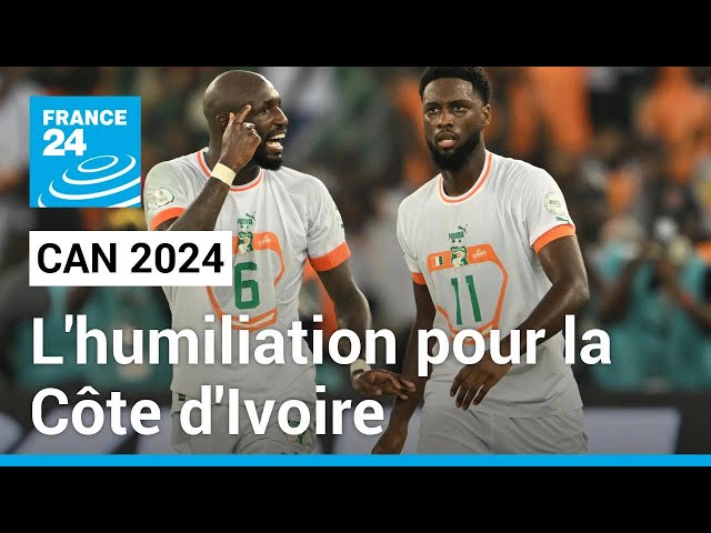 CAN 2024 : Humiliée, la Côte d'Ivoire au bord de l'élimination • FRANCE 24