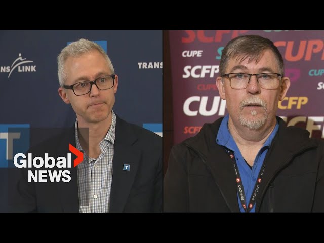 Metro Vancouver transit strike: TransLink, union give update amid bus, SeaBus service halt | FULL