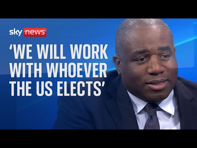 Lammy says he could work with Trump despite calling him a 'neo-Nazi-sympathising sociopath'