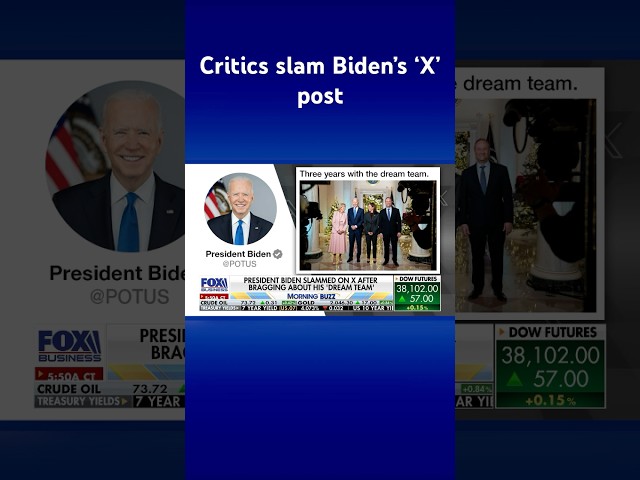 ‘WHAT’S THE NIGHTMARE SCENARIO?’: Biden’s ‘dream team’ post flamed on ‘X’ #shorts