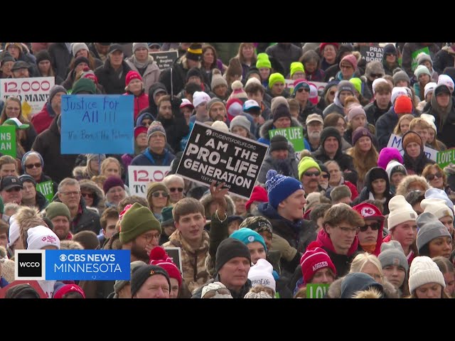 "March of Life" rally held at Minnesota State Capitol