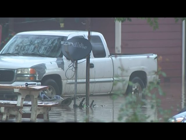 Heavy rain causes flooding in Texas, California