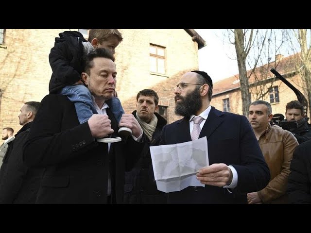 En Pologne, Elon Musk se rend sur le site d'Auschwitz et débat de l'antisémitisme en ligne