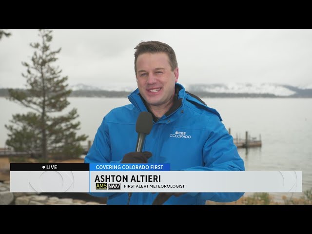 First Alert Meteorologist Ashton Altieri is in Lake Tahoe for the Operation Sierra Storm Conference